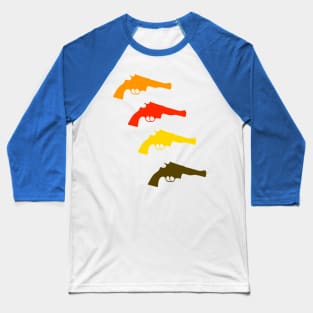 Pop Art Revolver Baseball T-Shirt